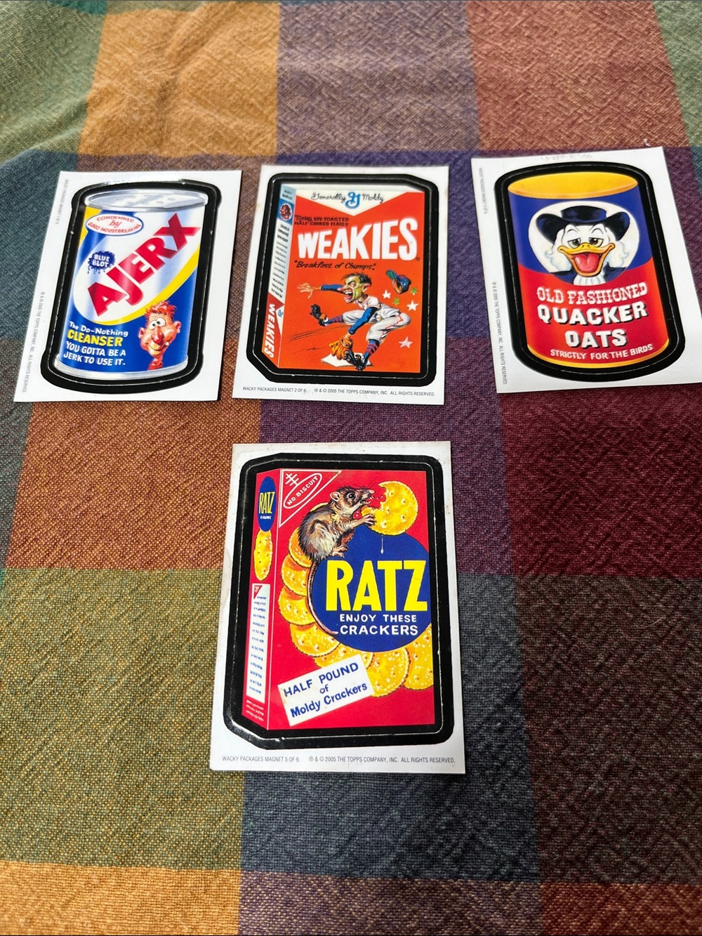 Wacky packages 2005 magnets AS IS